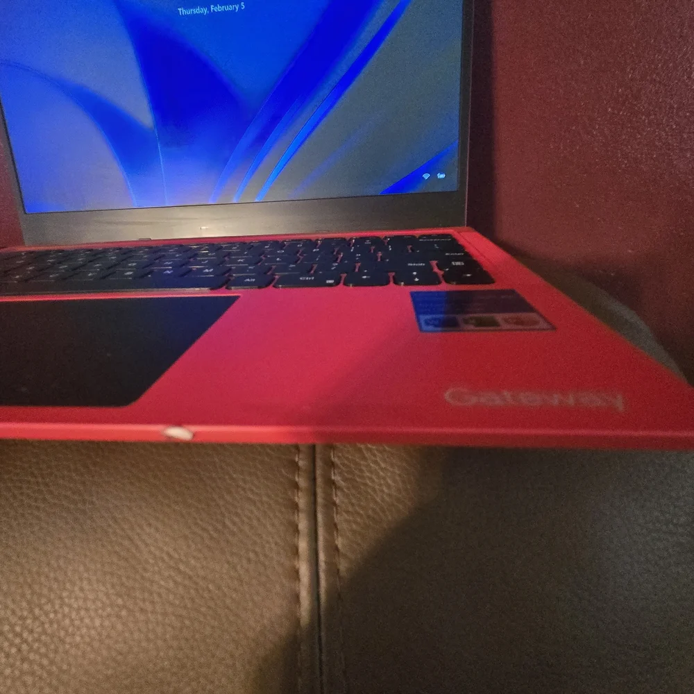 Red Laptop Notebook – Compact Everyday Laptop